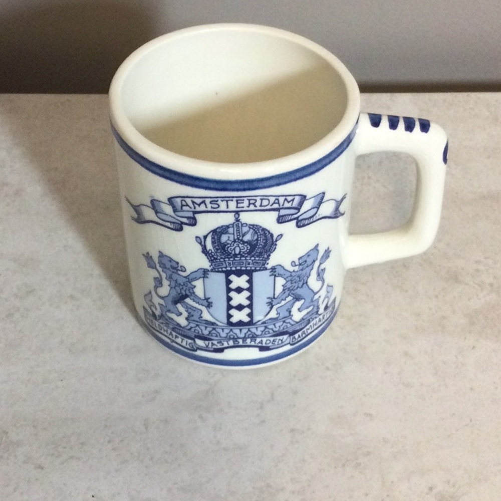 Amsterdam Blue and White Ceramic Mug